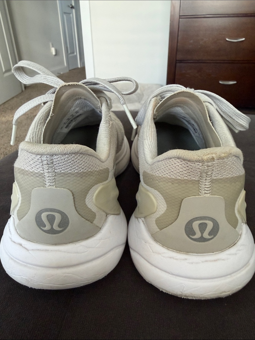 lululemon athletica Light Gray/White Women's Running Shoes - Picture 2 of 5